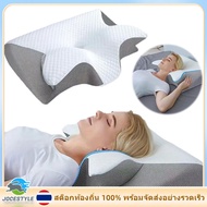 Jocestyle Cervical Memory Foam Pillow Neck Support Pillow Comfortable Side Sleeper Pillow Ergonomic 