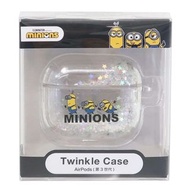 (現貨） Minion AirPods 透明幻彩星星流沙保護套(第三代)