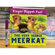 The Very Scared Meerkat Board Book Finger Puppet Book Storybook Children’s Book