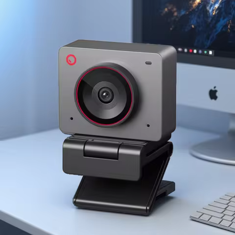 OBSBOT Meet 2 4K AI Tracking Webcam with Microphone, 1/2" Sensor, AI Framing & Autofocus for Live St