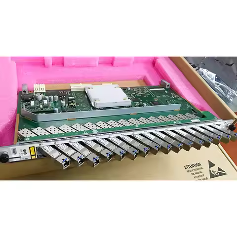 16ports GPON GPFD OLT For Huawei MA5680T MA5683T MA5608T Series OLT GPON Board with Class B+ C+ C++ 