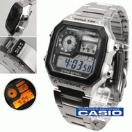 CASIO卡西歐雙顯 防水100M運動錶 AE-1200WHD-1A 全新公司貨