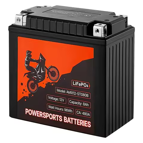 Motorcycle Battery 12V 8Ah YTX12-BS High Performance Powersports Battery