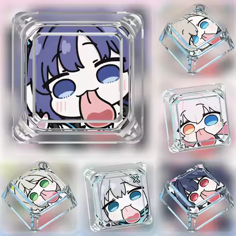 Blue Archive The Animation Hayase Yuuka keycap single cute cross axis cartoon creative personality t