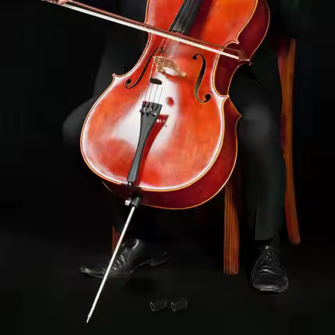 2Pcs Double Bass Endpin Black Rubber Stoppers Mini Caps Shock Absorbing Slip Resistant Protectors Do