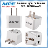 MPE TRAVEL SOCKET, FLAT PLUG – ROUND AD1 Travel Extension Plug
