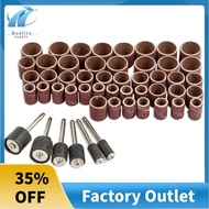 51Pcs Sandpaper Ring Grinding  Sandpaper Roll Metal Derusting Polishing Round Play DIY Grinding Whee