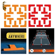 [kokiya] Pickleball Court Marker Kit Tennis Court Throw Down Markers Accessory Court Lines Marker Li