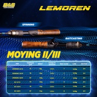 Joran Pancing GhostHunter Lemoren UL MOYING III 3-6lb UltraLight Carbon Solid joran Spining & castin
