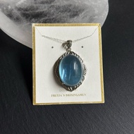 海藍寶蛋面吊墜