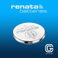 RENATA CR2032.SC / CR2032 / BR2032 MFR LITHIUM SWISS MADE WATCH BATTERY