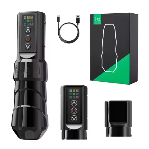 XNET F L U X E X O M a X 2400mAh Powerful Motor Professional Wireless Rotary Tattoo Machine Pen with
