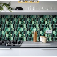 FREEYIO785BH  Wall Tile, Self-adhesive Waterproof Wall Sticker, Portable Mold Resistant Fish Scale P