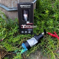 CAHAYA MERAH A PAIR OF LED MAIN LIGHTS FOR MOTORCYCLE AND CAR IBRIGHT ZE 0 ALL WEATHER SOCKET H4 DEV