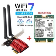 NEW Intel Wifi 7 BE200 Pci Express Pcie pci-e card dual band ac be BT 5.4