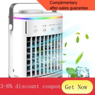 YQ8 Portable Cold Air Conditioner Evaporative Air Cooler Mini Usb Table Fan Desktop Air Conditioning Fan Humidifier for