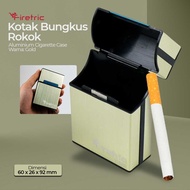 KOTAK ROKOK KEREN ISI 20 BATANG BAHAN ALUMINIUM / Kotak Bungkus Roko Elegan Leather Case / KOTAK ROK
