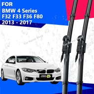 Front Wiper Blades for BMW 4 Series F32 F33 F36 F80 2013 - 2017 High Carbon Steel Silicone Coated Wi