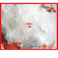 3000gram Repack Cotton Fiber Gred A High Quality/Polyster Fiber 3KG/synthetic Cotton/Soft Cotton