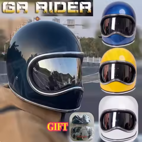 Korea Style Moto Helmet Japan Tech High Strength Fiberglass Shell Moto Helmet DAVID2 Series Rider Ge