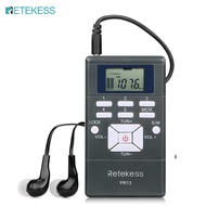 Retekess PR13 Tour Guide Wireless Microphone FM Radio Translation System for Meeting Training Interpretation (1 Transmitter and 10 Receivers)