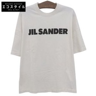 Jil Sander Logo Oversized Cotton T-Shirt, Men's, White, Size L, JSMU707045