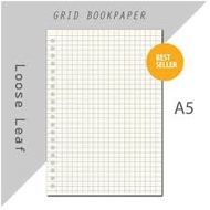 Grid and Dotted Paper A5 Size 20 rings and B5 26 rings
