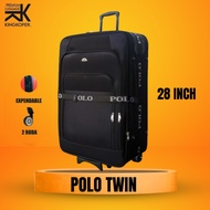 Koper 28 inch Polo Twin Ukuran Bagasi  – koper jumbo - Tas Travel – Tas koper - koper kain - koper a