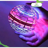 Bóng Bay UFO Phát Sáng LED Có Remote – Fly Orb Spinner Ball Tự Bay Cảm Ứng Tay + Sạc USB Dành Cho Bé