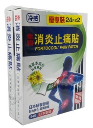 幸福消炎止痛貼 24 片 X2 Fortune FOR001-2