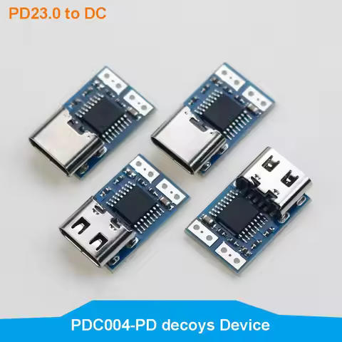 1PC PDC004-PD PD Decoy Module Type-C PD 9V 12V 15V 20V DC Fixed Voltage Power Trigger Module 5A USB-