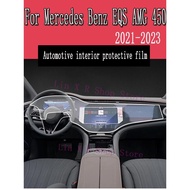 For Mercedes Benz EQS AMG 450 2021 Gearbox Panel Navigation Automotive Interior Screen Protective Fi