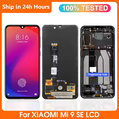For Xiaomi Mi 9 SE LCD Screen, For M1903F2G Display Replacement, With Framen For Xiaomi9se Mi9 SE Mi