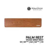 Keychron Walnut Wood Palm Rest, Built for Q1/ Pro / Q1 HE / Q1 Max / Q2/Pro / Q2 Max / V2/Max, PR11