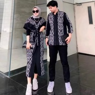 baju couple - baju tenun couple - set couple - baju muslim - baju