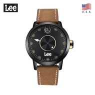 Lee นาฬิกาข้อมือ Metropolitan  LEF-M02DBL5-1G  แบรนด์แท้ USA สายหนังสีน้ำตาล กันน้ำ ระบบอนาล็อก สไตล