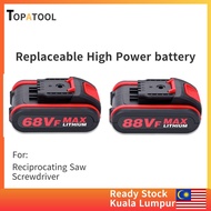 Li-ion Battery Replacement for Reciprocating Saw Cordless Drill Large capacity Lithium Rechargeable 