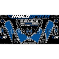 モトグラフィックス ボディパッド Front スズキ GSX-R600/750 タイプ NS009B MT-NS009B