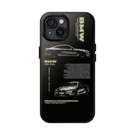 เคสโทรศัพท์มือถือ BMW Car Style แบบแยกเป็นสองส่วนพร้อมฝาปิดแบบแยกเป็นสองส่วนสำหรับ Apple iPhone 16 p