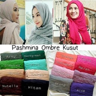 Promo Pasmina Kusut Riway / jilbab Pasmina Ombre Keren