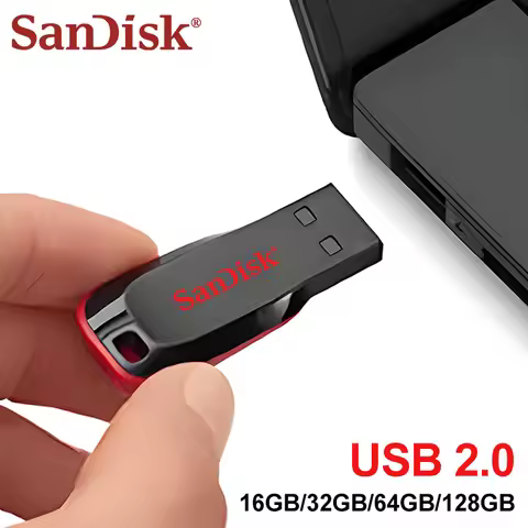 SanDisk USB Flash Drive 128GB 16GB 32GB 64GB Original HIgh Speed Pen Drive Flash Memory Stick USB2.0