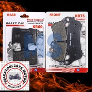 Harley Davidson Brake Pads XL 883 1200 XL883 XL1200 Super low Iron