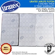 Uratex Airlite Futon Trifold 3 inches thick 100% Original ( 36x75 / 48x75 / 54x75 / 60x75 ) ( single / double / queen / family ) uratex - bed - foam - mattress - futon ( gwapito home goods / gwapitohomegoods )