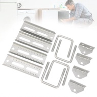 haapeury Jiawu 4 Pcs 8 inch Galvanized Top Bunk Bracket Kit with Hardware  Boat Trailer Brackets for