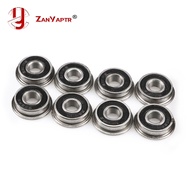 COD-3D Printer 10Pcs F695-2RS Bearing 5X13X4mm Flanged Miniature Deep Groove Ball Bearings F695RS fo