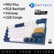 RK61 Plus 60% Mechanical Keyboard by Royal Kludge with Hotswap Wireless Bluetooth for Gaming