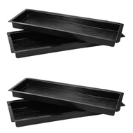 4 Molds Old Wooden Boards Paving Pavement Concrete Mould Garden Stepping Stone Path Patio