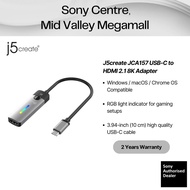 J5create JCA157 USB-C to HDMI 2.1 8K Adapter Type C To HDMI Adapter 8K 60Hz Male To Female Converter