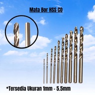 MATA HSS Co Cobalt Iron drill Bit diameter 1mm - 5.5 mm drill hss Cobalt