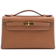 Hermès Gold Swift Kelly Pochette Gold Hardware, 2024